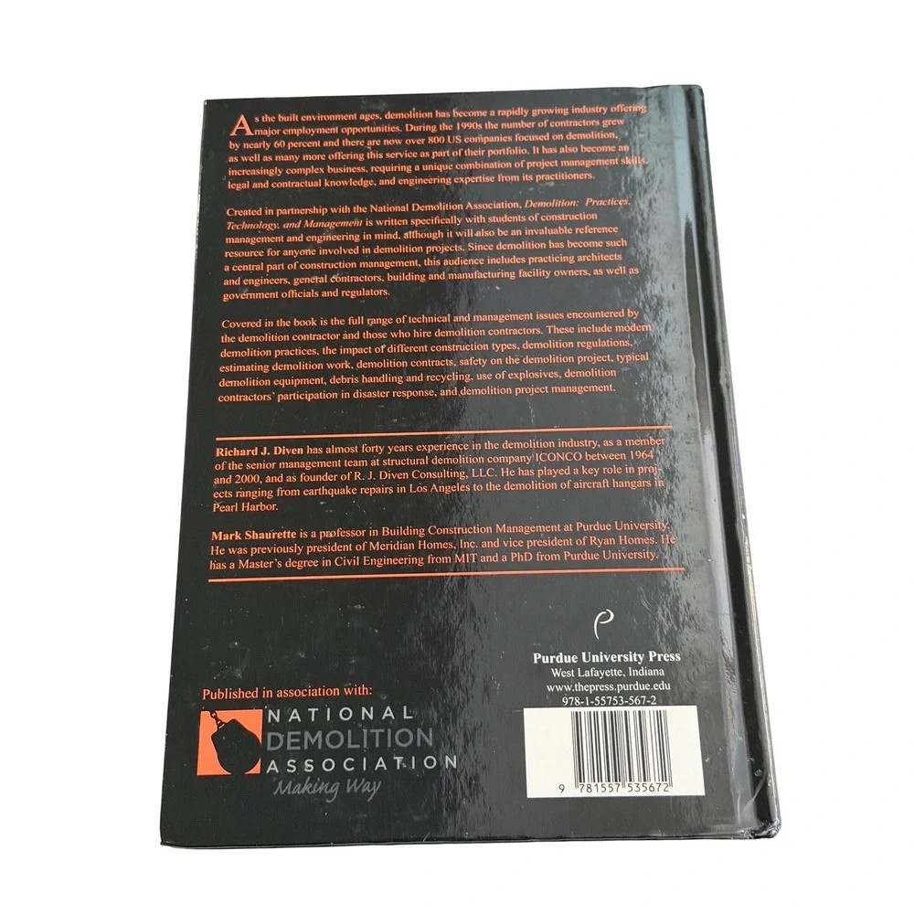 Demolition Practices Technology And Management  Hardcover Richard Diven‎